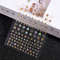 3D Gold Sun Moon Star Bronzing Nail Art Sticker, Laser Star Moon Design, Self-Adhesive Slider Decals in Gold, Silver