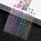 3D Gold Sun Moon Star Bronzing Nail Art Sticker, Laser Star Moon Design, Self-Adhesive Slider Decals in Gold, Silver