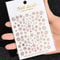 3D Gold Sun Moon Star Bronzing Nail Art Sticker, Laser Star Moon Design, Self-Adhesive Slider Decals in Gold, Silver