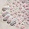 Flowers Blooming Cherry Blossom Sakura Nail Art Stickers, 5D Soft Relief Spring Adhesive Manicure Decals for a Chic