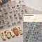 Flowers Blooming Cherry Blossom Sakura Nail Art Stickers, 5D Soft Relief Spring Adhesive Manicure Decals for a Chic