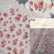 Flowers Blooming Cherry Blossom Sakura Nail Art Stickers, 5D Soft Relief Spring Adhesive Manicure Decals for a Chic