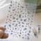 Blue White Porcelain Chinese Style 3D Nail Art Stickers, Self-Adhesive Floral Manicure Decals for Salon & DIY