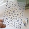 Blue White Porcelain Chinese Style 3D Nail Art Stickers, Self-Adhesive Floral Manicure Decals for Salon & DIY