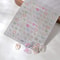 3D Embossed Nail Stickers, Cute Hollow Bear Heart Flower Decals for DIY Manicure