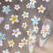Colourful Frangipani, Bright Lily Flowers Nail Art Stickers, Gradual Petal Vivid Dew Delicate Romantic Manicure Decals