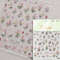 Colourful Frangipani, Bright Lily Flowers Nail Art Stickers, Gradual Petal Vivid Dew Delicate Romantic Manicure Decals