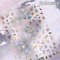 Colourful Frangipani, Bright Lily Flowers Nail Art Stickers, Gradual Petal Vivid Dew Delicate Romantic Manicure Decals