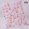 Colourful Frangipani, Bright Lily Flowers Nail Art Stickers, Gradual Petal Vivid Dew Delicate Romantic Manicure Decals