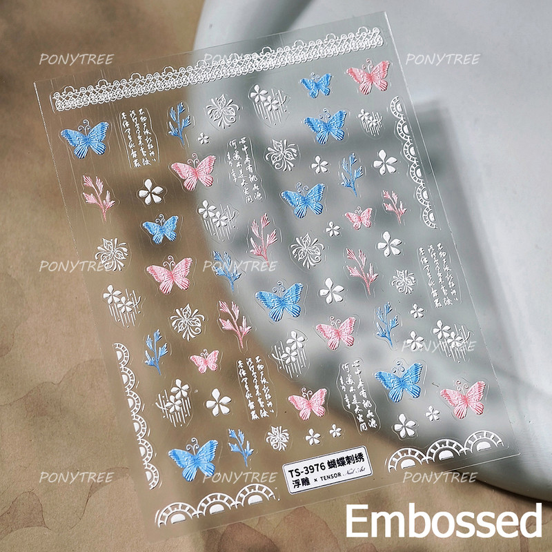 Colourful Frangipani, Bright Lily Flowers Nail Art Stickers, Gradual Petal Vivid Dew Delicate Romantic Manicure Decals