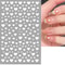 3D Nail Art Stickers Red Black White Love Hearts Stars Clouds French Full Adhesive Nail Decals Slid