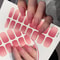 Semi Cured Wrap Gradient Nail Stickers MultiColor Solid Gel Full Cover Sliders No Need UV Lamp Fast 1
