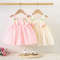 Baby Girl Dress Summer Tulip Style, Cute Mesh Princess Party Dress with Suspenders