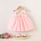 Baby Girl Dress Summer Tulip Style, Cute Mesh Princess Party Dress with Suspenders