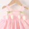 Baby Girl Dress Summer Tulip Style, Cute Mesh Princess Party Dress with Suspenders
