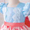 Baby Girl Dot Princess Party Dress, 1st Birthday, Baptism Tutu Dress, Fluffy Pleated Summer Gown Infant Costume