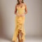 2025 Spring Summer Womens Mesh Camisole Dress with Ruffled Hem, Ruched Sleeveless Party Evening Wear in Flowy Elegant