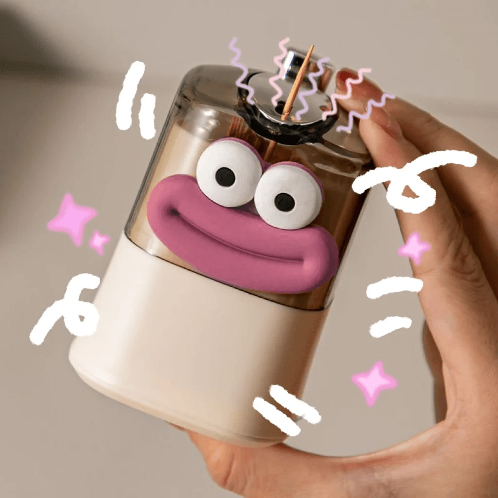 Automatic Popup Toothpick Holder Creative PushType Toothpick Storage Box For Dining Room  Kitchen 2