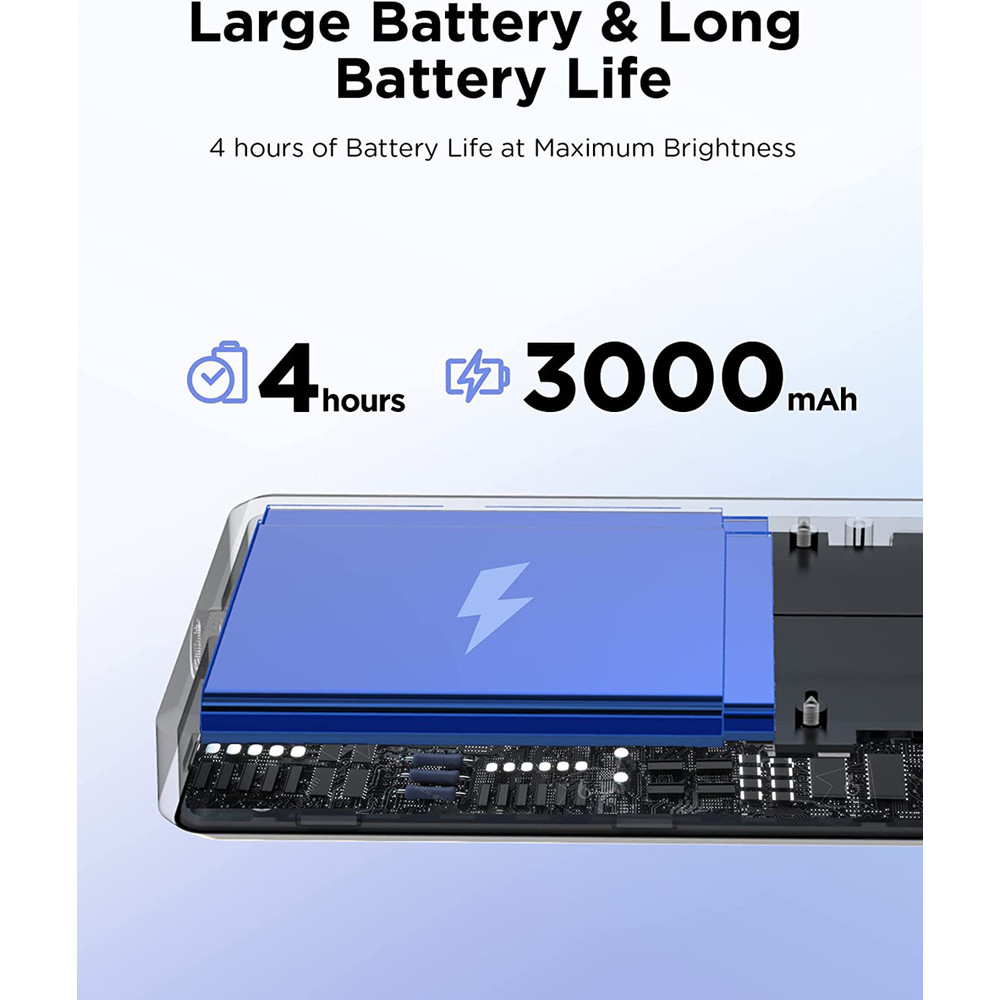 LED Selfie Light 120 LEDs Rechargeable Clip Light With 3 Light Modes Ring Light For Phone IPad Lapt 2