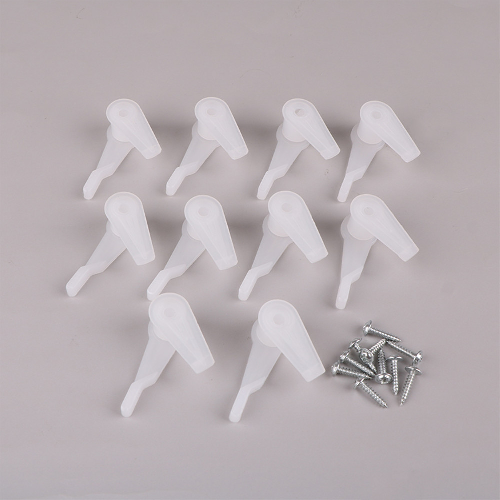 LED Fixture Ceiling Lamp Accessories Ceiling Light Clip Clamps With Screws, Lampshade Fixed Plastic Buckle Clamp