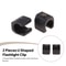 Flashlight Holder Lamp Clip 2 Pieces U Shaped Arm Mount Bracket Tripod Clamp for Light Fishing Lamp Tripod Mount