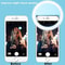 Selfie Light Clip On For IPhone Samsung Phone Video Ring Light Photo Lamp Back Light USB Charge Fla 1