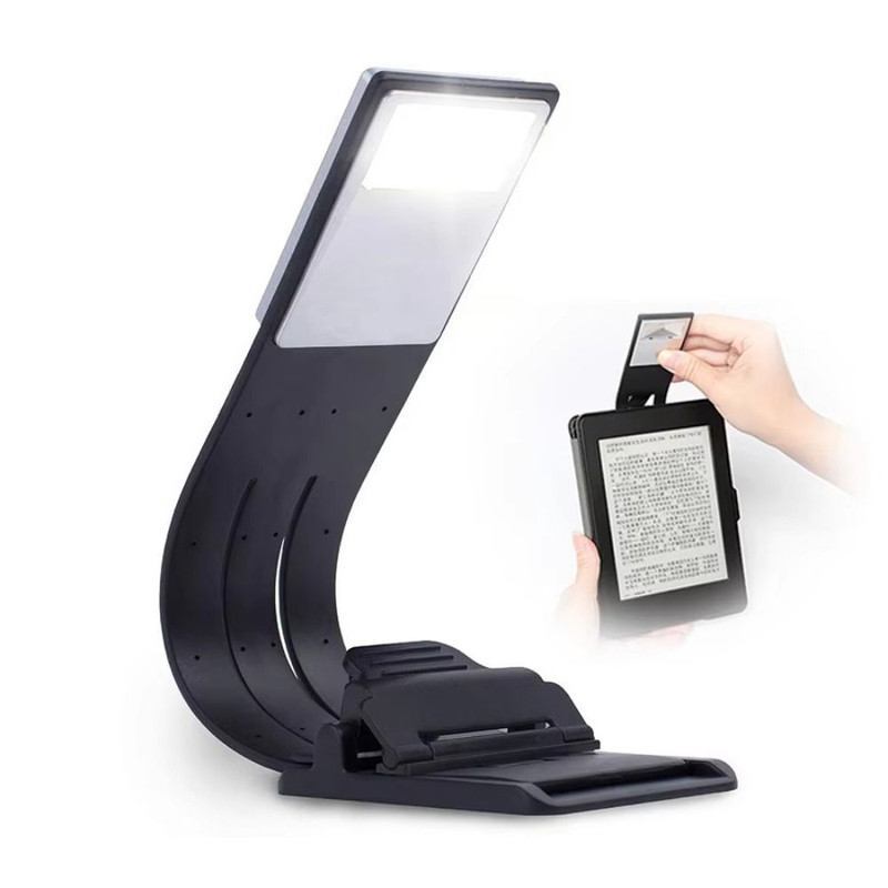 Clip-on Eye Protection Book Lights Detachable LED Reading Lamp White Light Mini Desktop Table Lamp Office Use