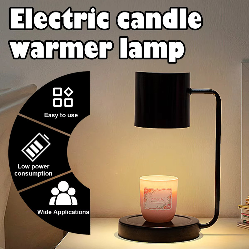 Modern Korean Candle Warmer Lamp, Candle Tray, Dimmable Electric Candle Holder Night Light Fragrance Decor