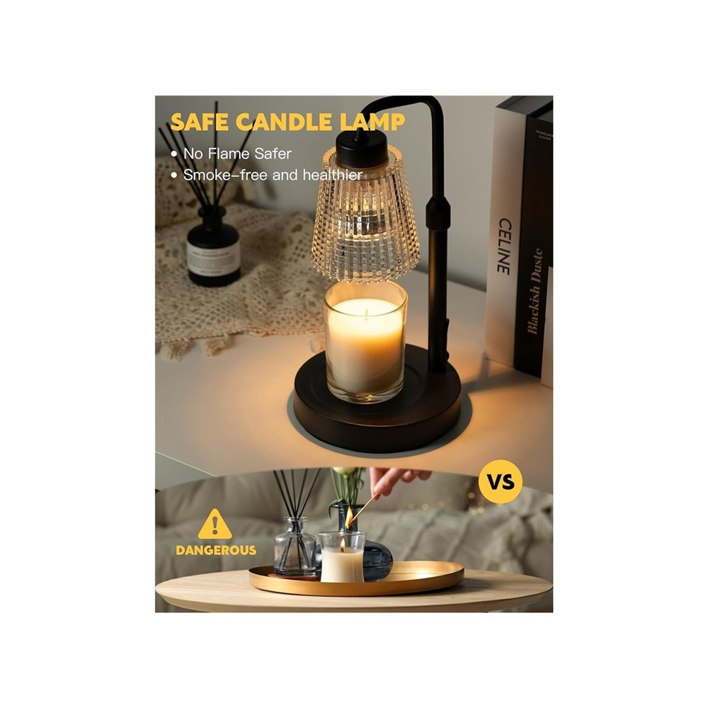 Dimmable Candle Warmer Lamp With Timer Wax Melt Warmer Birthday Gifts For Women Mom Home Decor Hous 2