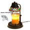 Diamond Lampshape Wax Melting Lamp, Colorful Candle Warmer Lamp With Timer and Dimmer, Adjustable Height Lattern