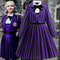 Wednesday & Enid Sinclair 2Pcs Girls Cosplay Costume Set, Official Look for Halloween, Birthday Parties & Carnival Dress