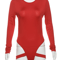 Sexy Hollow Back Bodysuit Bandage Chic Bodyshape Top for Women Summer LongSleeve Clubwear Hott