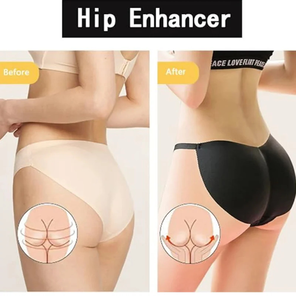 Control Butt Hip Enhancer 3D Push Up Panties For Women With Sponge Padded Shaper  Fake Ass Briefs   2
