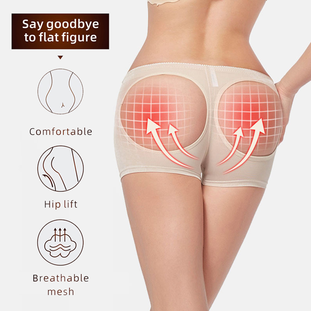 Butt Lift Underwear For Women Aishang Booty Enhancer Shorts With Push Up Shaper Open Hip Design 4