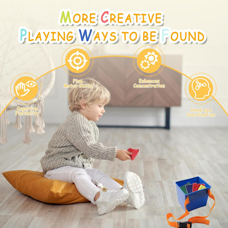 Bean Bag Toss Game for Kids, Outdoor Backyard Toys, Lawn Sport Activity for Family, Fun Beach Game for Boys and Girls