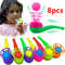Classic Magic Floating Blow Ball Toys, 2 8pcs Colorful Plastic Tube Set, Childrens Puzzle Toys, Baby Balance Training