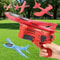 EPP Foam Catapult Plane Launcher, Outdoor Flying Toys for Kids Airplane Launcher Toys with 2 Flight Modes, Non Slip Grip