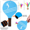 Kids Badminton Set, 2 Rackets & Birdies, Outdoor Sports Toys for Children, Family Beach Yard Games Gift for Boys & Girl