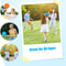 Kids Badminton Set, 2 Rackets & Birdies, Outdoor Sports Toys for Children, Family Beach Yard Games Gift for Boys & Girl