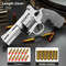ZP5 357 Revolver Launcher, Continuous Firing Soft Dart Toy Gun, for CS Outdoor Battle Games, Kids and Adult Play