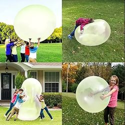 hot selling transparent bubble ball, tpr blowing balloon, patting play with water ball, outdoor toy