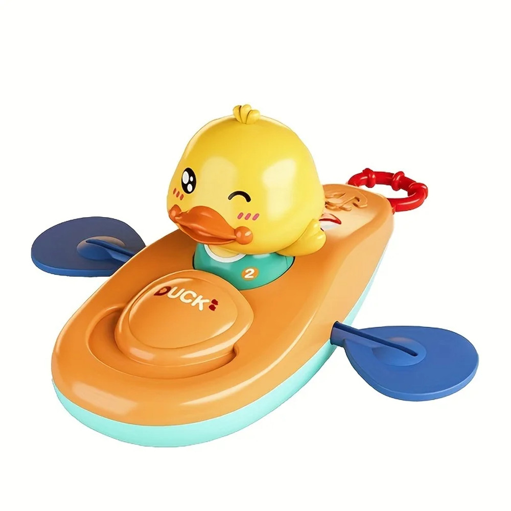 Little Yellow Duck Kayak Toy 1 Pc Swimming Pool And Bathroom Floating Duck Toy For Kids 6