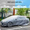 Disposable Car Covers Transparent PE Film Waterproof Dust Rain Protection Instant Car Coat 2