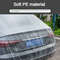 Disposable Car Covers Transparent PE Film Waterproof Dust Rain Protection Instant Car Coat 3