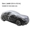 Disposable Car Covers Transparent PE Film Waterproof Dust Rain Protection Instant Car Coat 5
