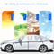 Universal Car Cover, All Weather Sunshade Half Cover, Sunblock Rain Heat Protection, Windproof Dustproof for Sedan Hatch
