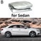 Universal Car Cover, All Weather Sunshade Half Cover, Sunblock Rain Heat Protection, Windproof Dustproof for Sedan Hatch
