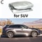 Universal Car Cover, All Weather Sunshade Half Cover, Sunblock Rain Heat Protection, Windproof Dustproof for Sedan Hatch