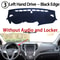Custom Fit Dashboard Cover for Hyundai Santa Fe 2013-2018, Premium Dash Mat Sunshade Protector with Non Slip Grip