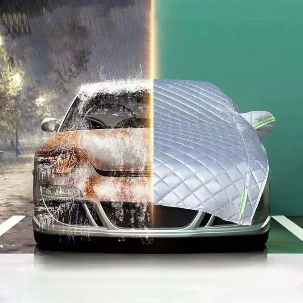 Universal Car Cover All Weather Protection Against Hail Rain Sun UV Dust For Outdoor Use 1